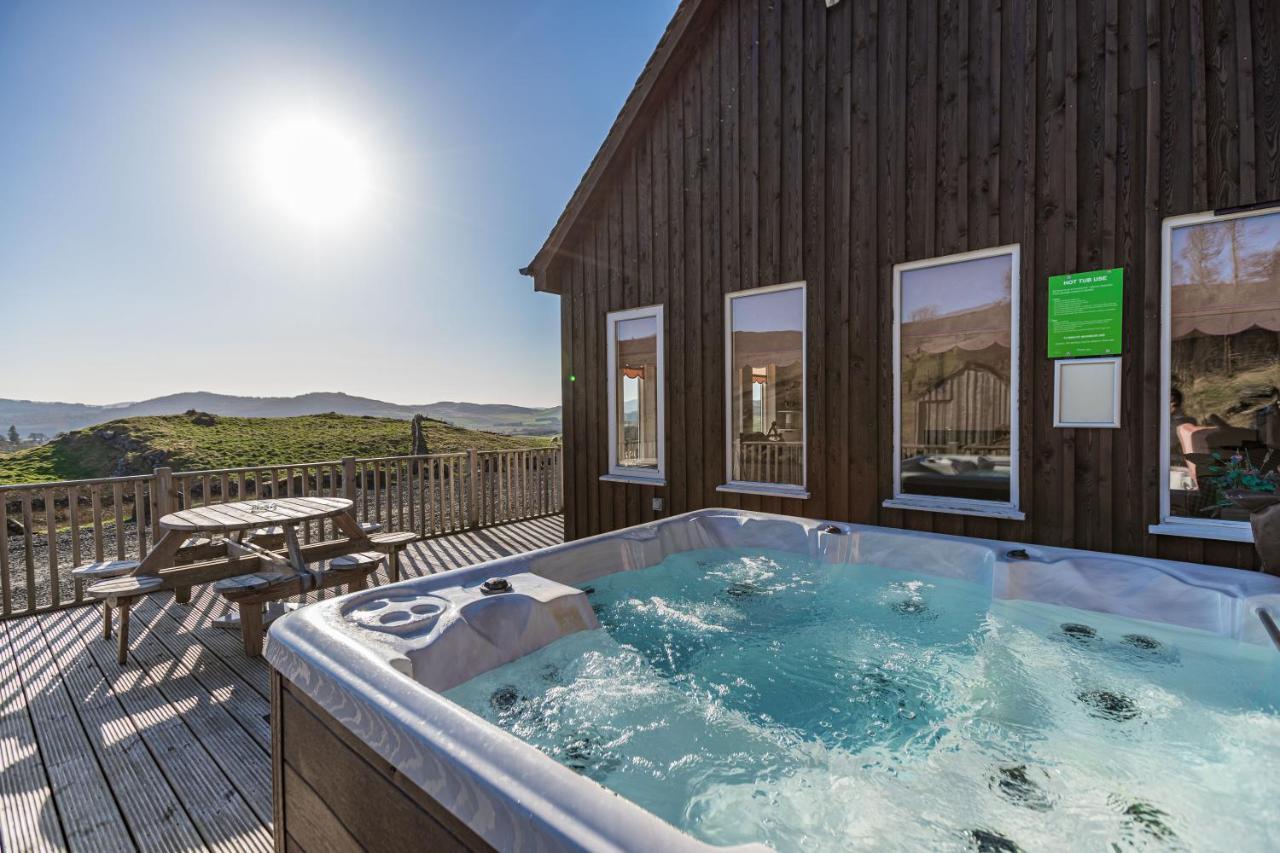 Вилла Stags View With Hot Tub Blairgowrie and Rattray Экстерьер фото